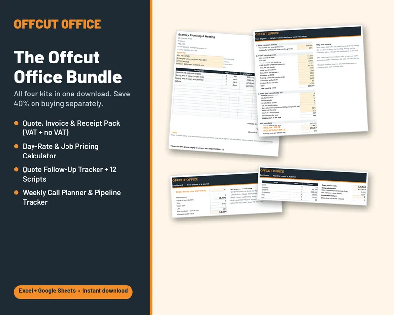 The Offcut Office Bundle: all four templates